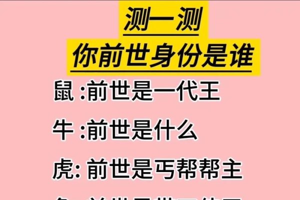 查查你的前世是什么-新乐天
