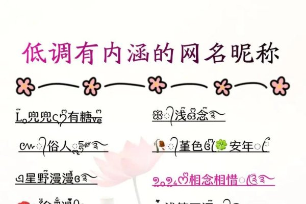 低调的网名，隐匿于网络深处的独特存在-新乐天