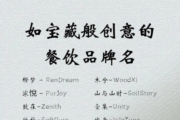 打造美味佳肴的餐厅名，那些能吸引人注意的宝藏名字-新乐天