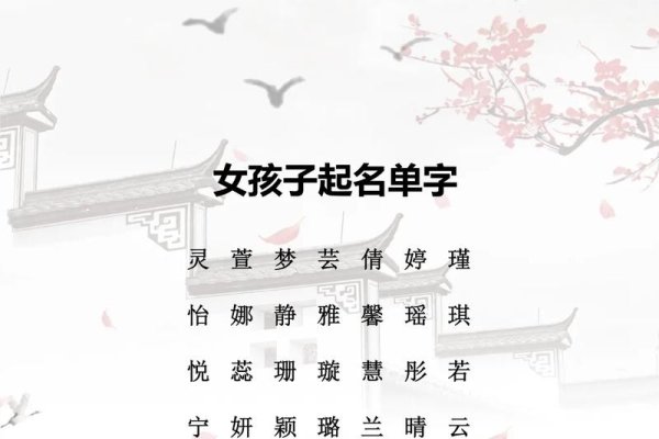单字女孩名，简约而不简单的名字艺术-新乐天