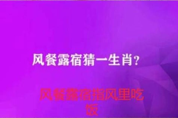 风餐露宿与生肖之谜-新乐天