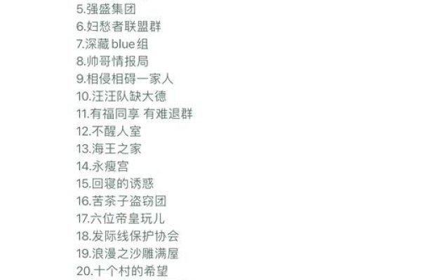 搞笑公会名字，破界之风，趣诞之声-新乐天