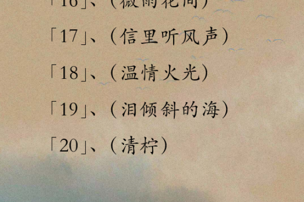 个性网名推荐,碧曼、白柏等,简单干净两字名字,青栀等,个性化风格网名大全-新乐天