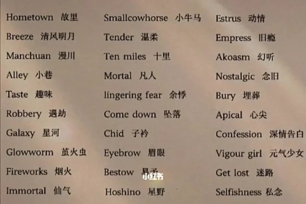 关于爱情的英文网名精选-新乐天