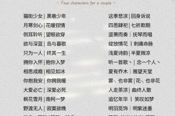 简单情侣网名,爱的轻语,情的不言而喻-新乐天