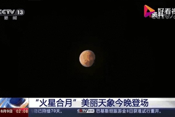 今晚精彩上演,火星合月天文奇观-新乐天