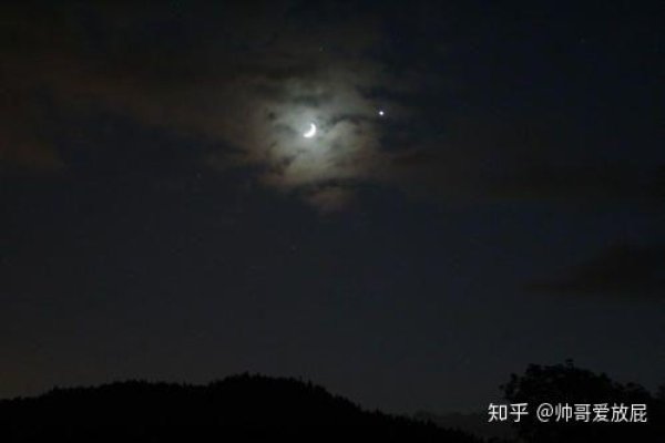 金星伴月，天象奇观背后的征兆-新乐天
