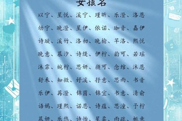 可爱的女孩子名字—探寻名字背后的故事与寓意-新乐天
