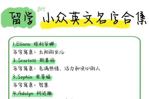 冷门有气质的英文名女-新乐天