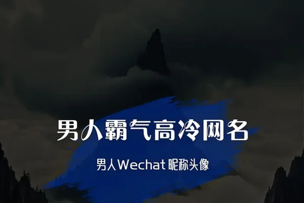 冷酷名字，20个霸气侧漏的抖音昵称推荐-新乐天