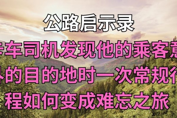 梦境中的开车之旅，一场关于认知与自我的独特探索-新乐天