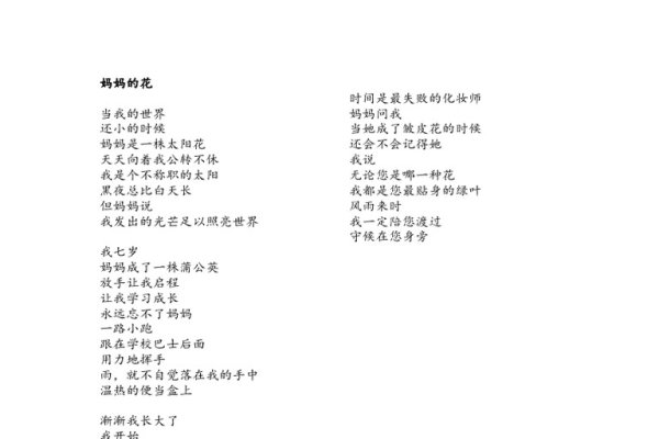 妈妈的花样年华插曲-新乐天