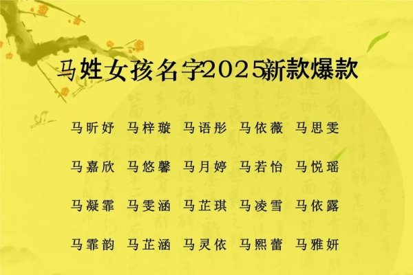 马姓名字大全，从经典到创意，一网打尽的命名灵感-新乐天