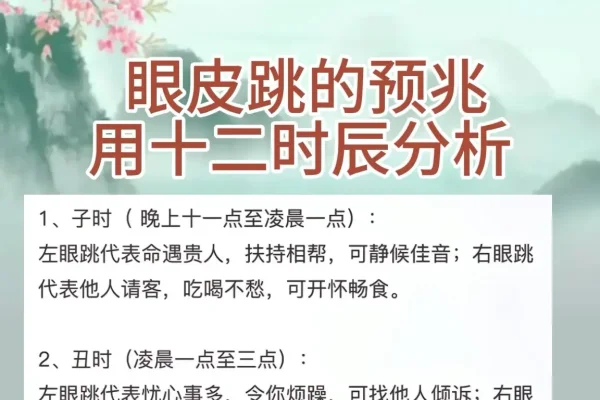 女右眼皮跳吉凶详解-新乐天