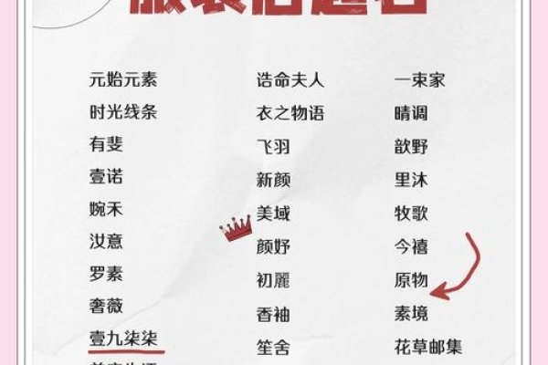 时尚潮流引领下的独特服装店名创意-新乐天