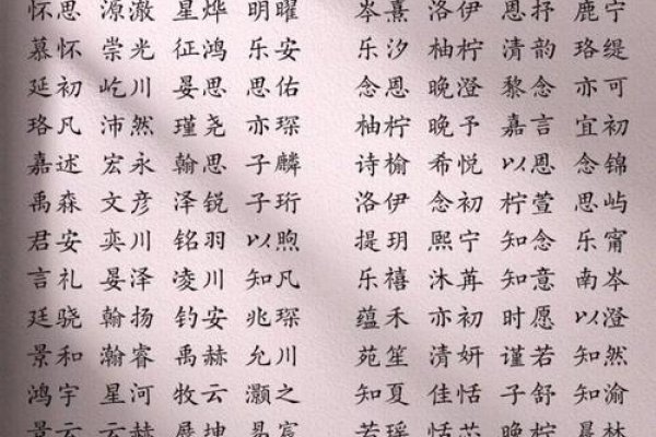 特殊名字大全，书写专属的独特灵韵-新乐天