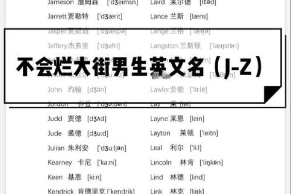 外国男孩名字灵感库，从经典到个性的多元选择-新乐天