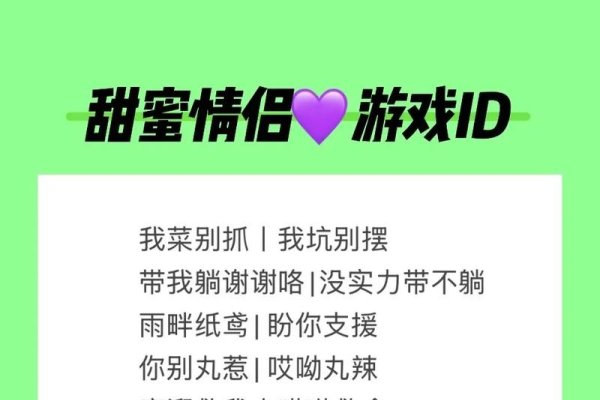 网络游戏情侣网名,爱的虚拟世界中的甜蜜印记-新乐天