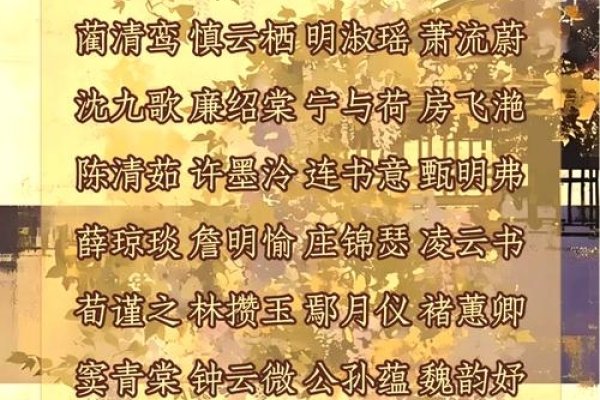 珍藏家族名中的动人诗篇，好听的家族名字的智慧密码-新乐天