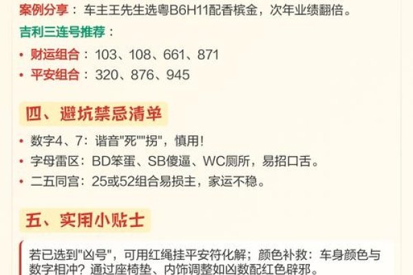 汽车牌照吉凶测试，除80法选号指南-新乐天
