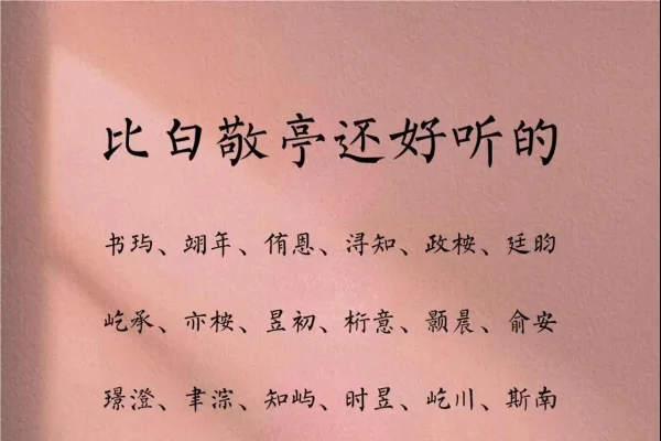 悦耳之名，探寻那些好听的男性名字-新乐天