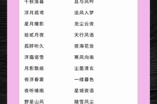 悦耳之名，为女性打造的独特网名-新乐天