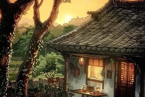 屋角斜阳，时光与情感的交织-新乐天