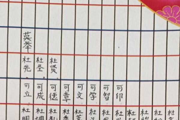 杜家最完整的家谱，传承与荣耀的见证-新乐天