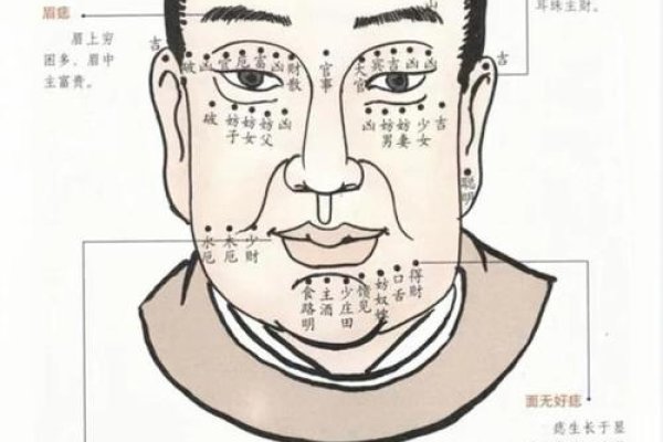 男人面相痣图解，洞悉面部痣相，解读男性命运密码-新乐天