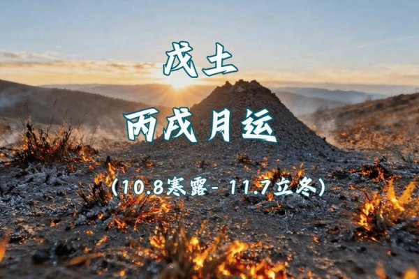 戊土生于戌月，暗涌于土命之运-新乐天