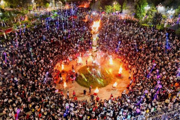 彝族火把节，民族节日，祈丰年、驱灾除邪-新乐天