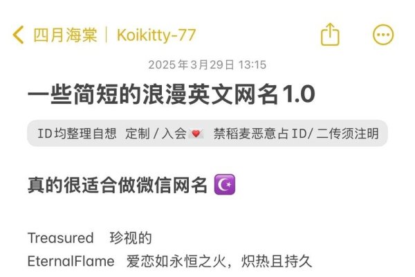 微信号改英文名的好听建议-新乐天