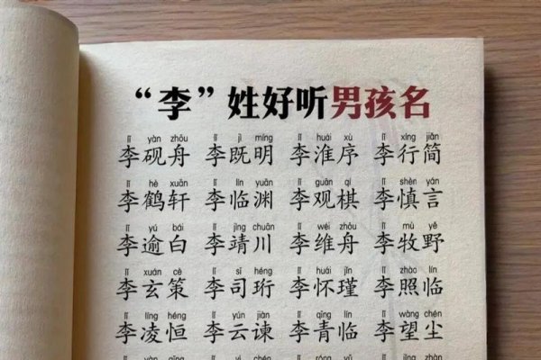 李姓名字大全，探寻华夏姓氏的深厚底蕴-新乐天