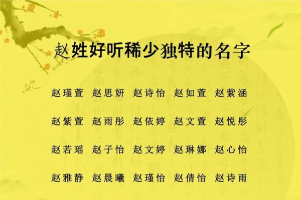赵姓名字大全，跨越千年血脉的独特魅力-新乐天