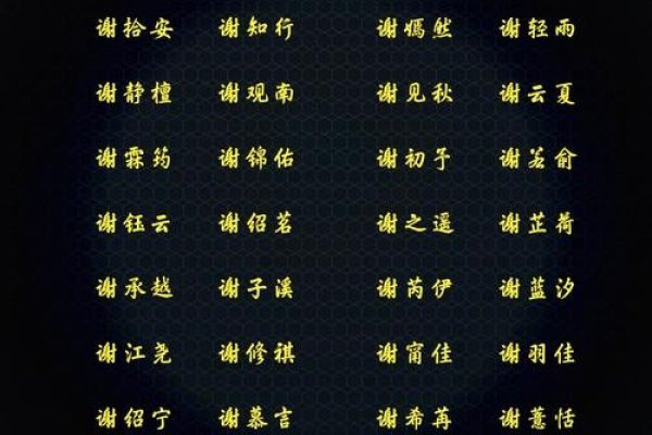 谢姓女孩起名，传承与创新的完美融合-新乐天