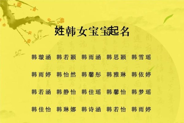 韩姓女孩起名，古典韵味与现代审美的融合-新乐天