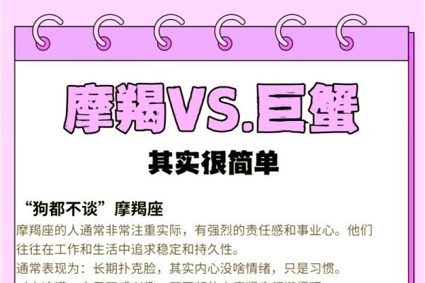 巨蟹女与摩羯男，情感表达差异下的互信挑战-新乐天