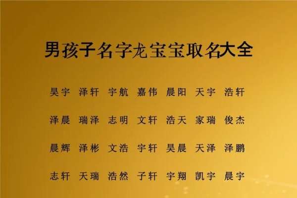 男孩取名大全,寓意深远,风格多样-新乐天