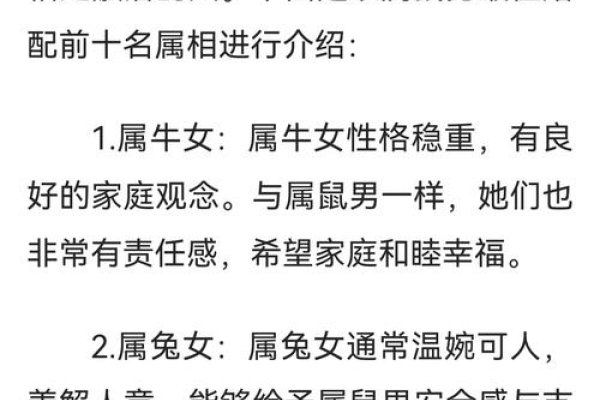 属鼠男的最佳婚配属相-新乐天
