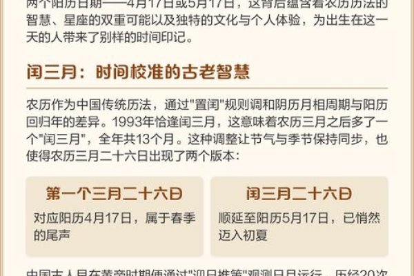1993年农历阳历对照表，润三月特色解读-新乐天