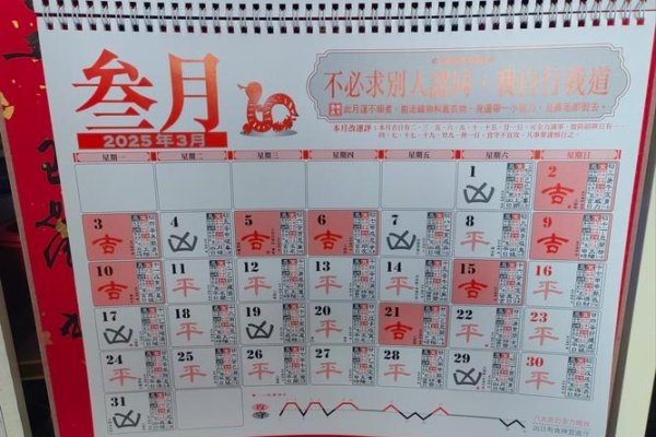 2017年3月日历，时间的流转与生活的多彩-新乐天