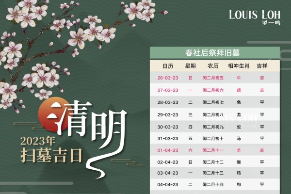 2023上坟最佳日期表-新乐天