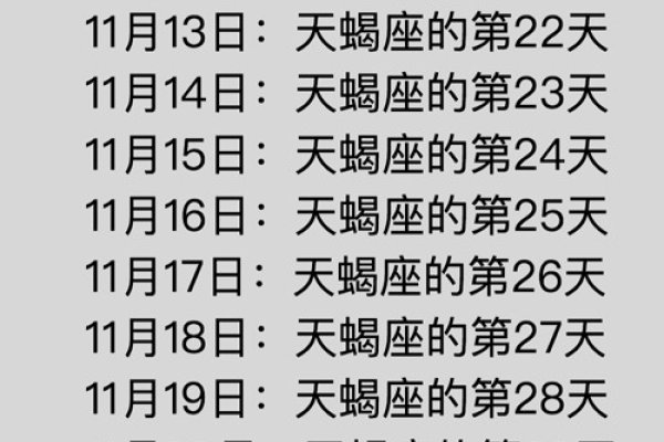 揭秘星座之神秘面纱，天蝎座的时间跨度-新乐天