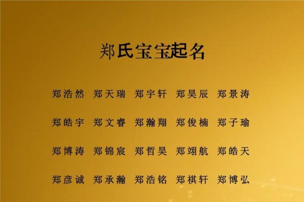 郑姓男孩起名，文化与创意的完美融合-新乐天