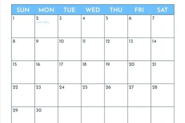 9月份日历，规划与启程的黄金时刻-新乐天