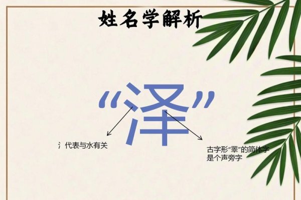 泽字取名男孩寓意-新乐天