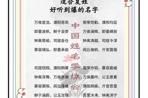 音韵悠长，探寻那些好听的复姓名字-新乐天