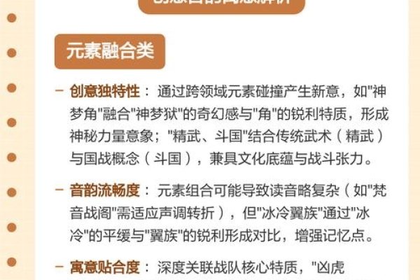 音韵之美，打造独一无二的好听队名-新乐天